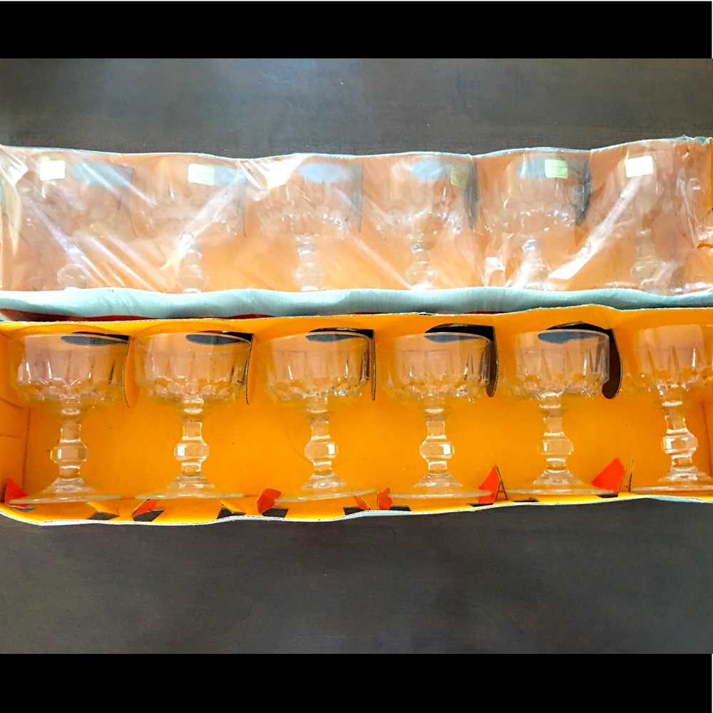 Luminarc crystal desert glasses